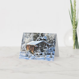 北ミネソタ州! コテージ サンキューカード