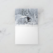 北ミネソタ州！ コテージ サンキューカード (内部)