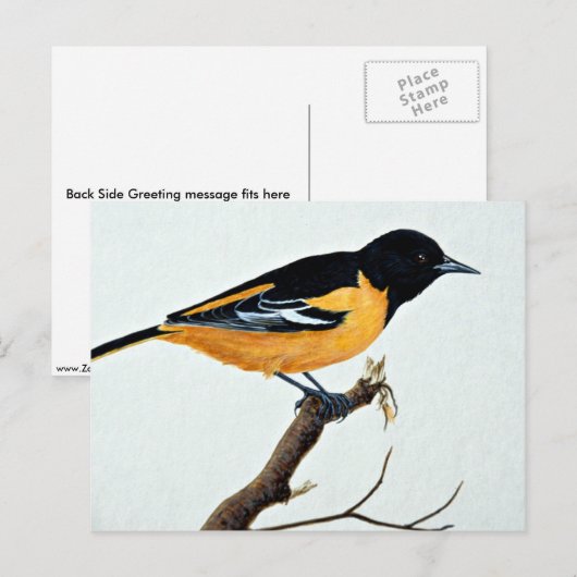 北ムクドリ ポストカード (正面/裏面)