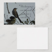 北モッキングバード引用文クリアウォーターフロリダ ノートカード (正面/裏面)