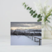 北ヨークシャーの冬 ポストカード (スタンド正面)