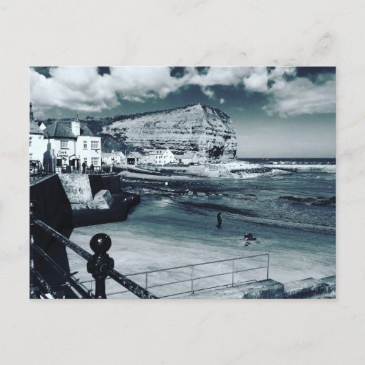 北ヨークシャー州のシティズハーバービュー。 ポストカード (正面)