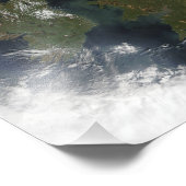 北ヨーロッパの衛星観測 フォトプリント            (角)