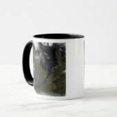 北ヨーロッパの衛星観測 マグカップ (正面左)