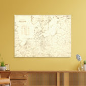 北ヨーロッパ キャンバスプリント (インサイチュ (リビング))