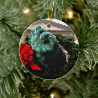 北ライオンのシカゴ美術研究所 セラミックオーナメント