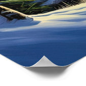 北ライトオーバーバ凍っていレー ポスター (角)