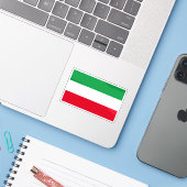 北ライン・ウェストファリア州国旗、ドイツ シール (ノートパソコンとiPhone)