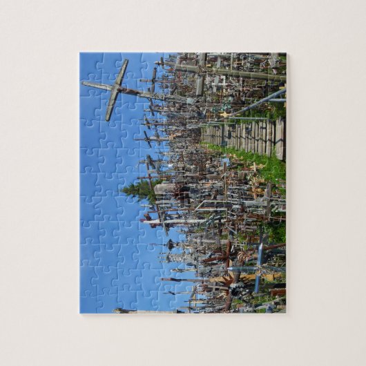 北リトアニアの十字架の丘 ジグソーパズル (縦)