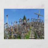 北リトアニアの十字架の丘 ポストカード (正面)