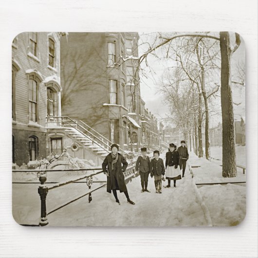 北リンカーンパークシカゴW. OF MENOMINEE 1890'S マウスパッド (正面)