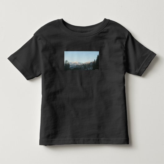 北ロッキー山脈の森 トドラーTシャツ (正面)