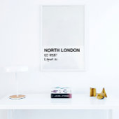 北ロンドンライホワイト – 全幅 ポスター
