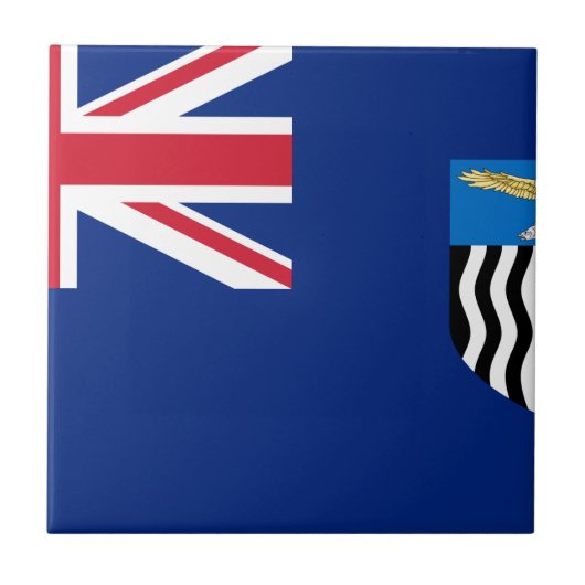 北ローデシアの旗 タイル (正面)