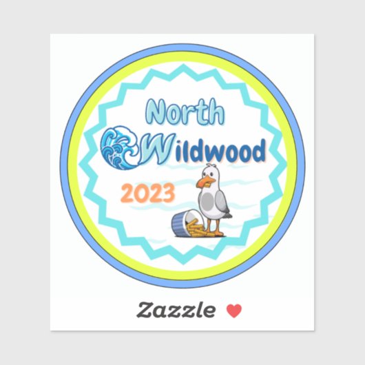 北ワイルドウッドのシーガルシール シール (シート)