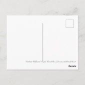 北ワイルドフラワーサマーフラワーズフローラアート ポストカード (裏面)