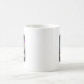 北ワシントン49度スノーボードスキーFa コーヒーマグカップ (中央)