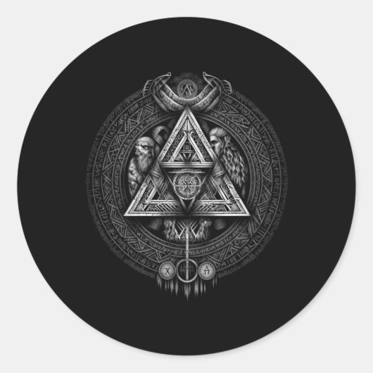 北ヴァルハラ北部神話 ラウンドシール (正面)