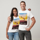 北ヴィンテージ旅行ポスターの天使。 Tシャツ (ユニセックス)