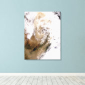 北中国の塵嵐 キャンバスプリント (インサイチュ (ウッドフロア))