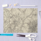 北中部のニューメキシコ 薄葉紙 (クラフト)