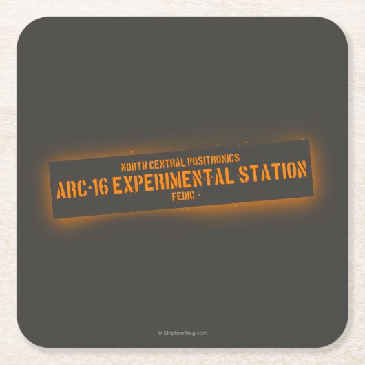 北中部のPositronics スクエアペーパーコースター (正面)