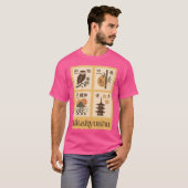 北九州切手ヴィンテージ日本の旅行 Tシャツ (正面フル)