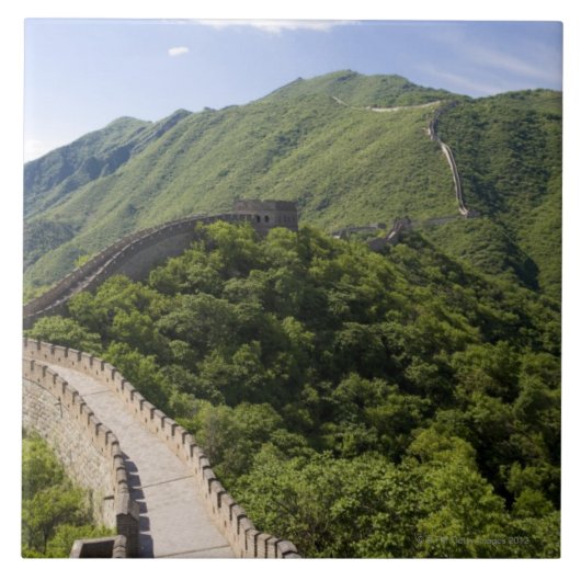 北京のジーンの青いイメージによって作り出される、中国 タイル (正面)