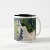 北京の中国の万里の長城 ツートーンマグカップ (正面右)