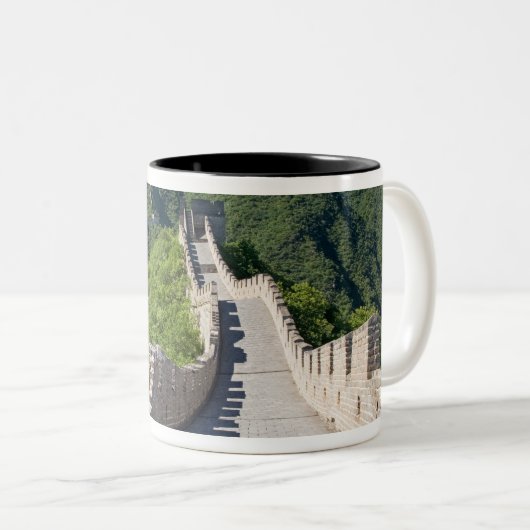 北京の中国の万里の長城 ツートーンマグカップ (正面右)