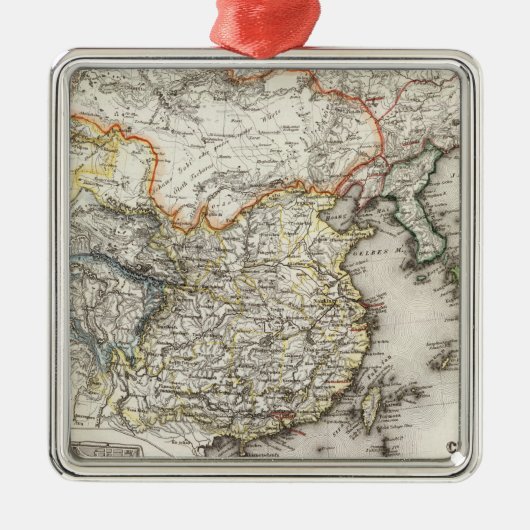 北京の中国 メタルオーナメント (正面)