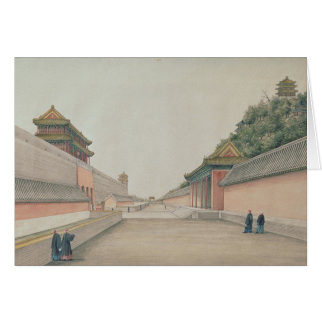 北京の帝国宮殿 (正面横)