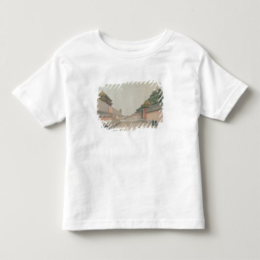 北京の帝国宮殿 トドラーTシャツ (正面)