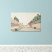 北京の皇居 キャンバスプリント (インサイチュ (ウッドフロア))