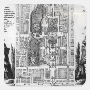 北京の皇帝の庭園の計画 スクエアシール