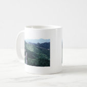 北京の近くの万里の長城 コーヒーマグカップ (正面左)