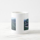 北京の近くの万里の長城 コーヒーマグカップ (中央)