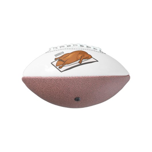 北京ダック漫画イラストレーション アメリカンフットボール (回転270)