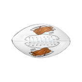 北京ダック漫画イラストレーション アメリカンフットボール (正面)