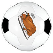 北京ダック漫画イラストレーション サッカーボール (回転)