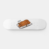 北京ダック漫画イラストレーション スケートボード (横)