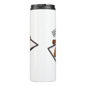 北京ダック漫画イラストレーション タンブラー (裏面)