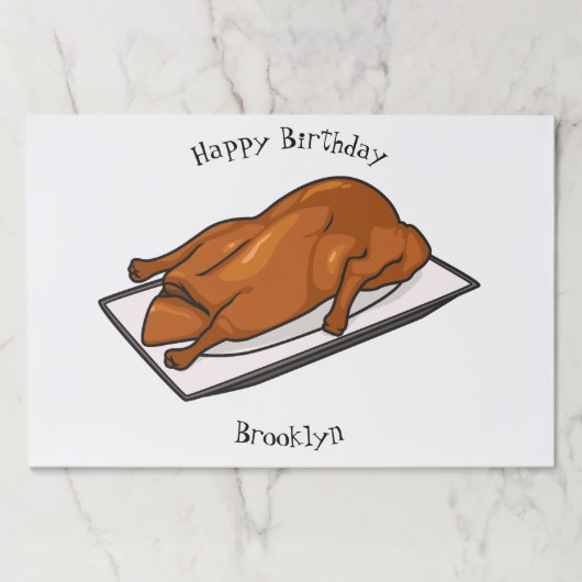 北京ダック漫画イラストレーション ペーパーパッド (正面)