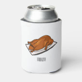 北京ダック漫画イラストレーション 缶クーラー (缶裏面)