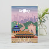 北京中国への旅行アート シーズンカード (スタンド正面)