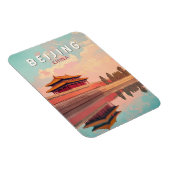 北京中国イラストレーショントラベルアートヴィンテージ マグネット (右側)