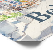 北京中国ウォーター絵を描カラーズトラベル ポスター (角)