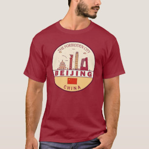 北京中国シティスカイラインエンブレム Tシャツ