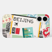 北京中国ボーディングパス Case-Mate iPhoneケース (裏面 (横))