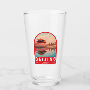北京中国旅行アートエンブレム タンブラーグラス
